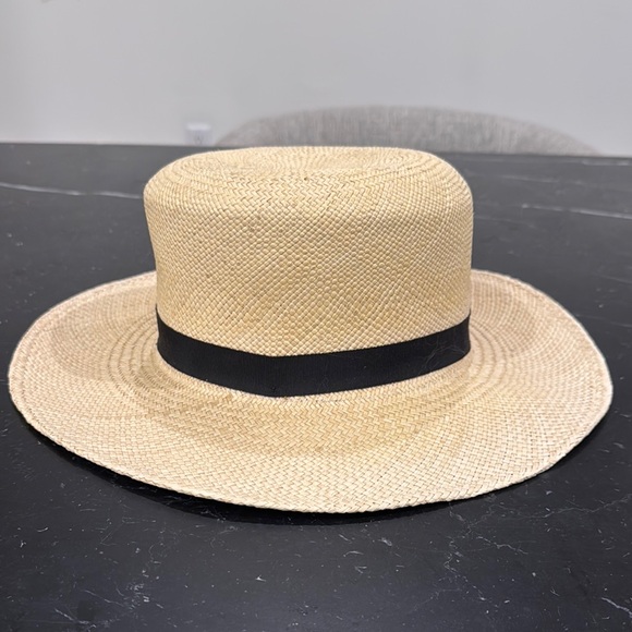 GLADYS TAMEZ MILLINERY Hat with Black Band - Picture 1 of 7